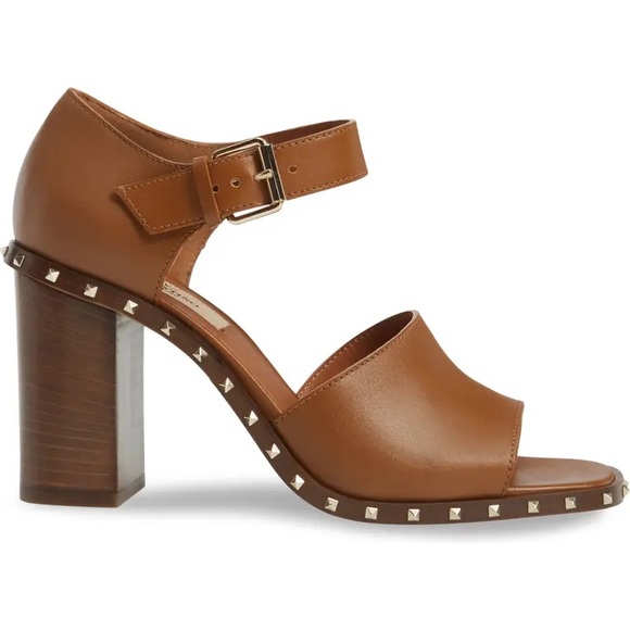 SOLD VALENTINO Soul Rockstud Sandal brown - Picture 7 of 13